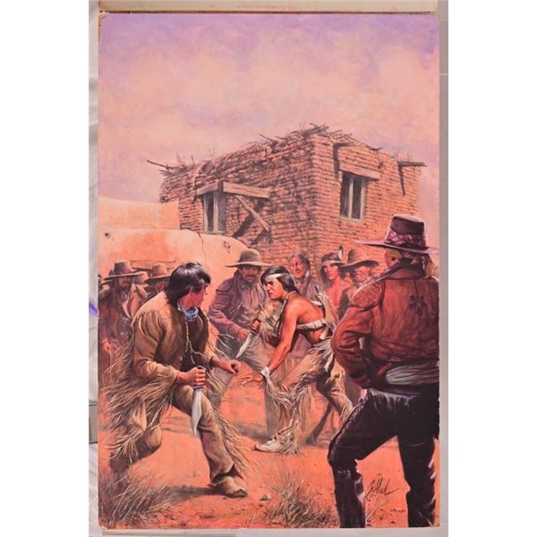 "Texas Helltown" Guy Deel Original Illustration