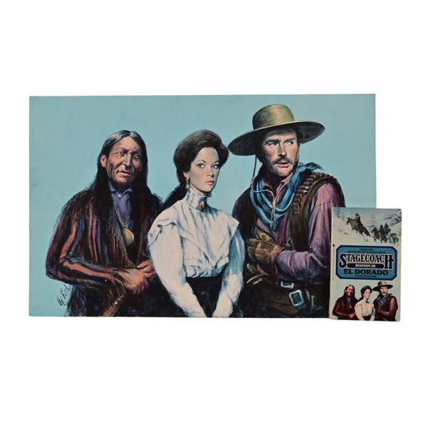 Stagecoach Station El Dorado Guy Deel Illustration