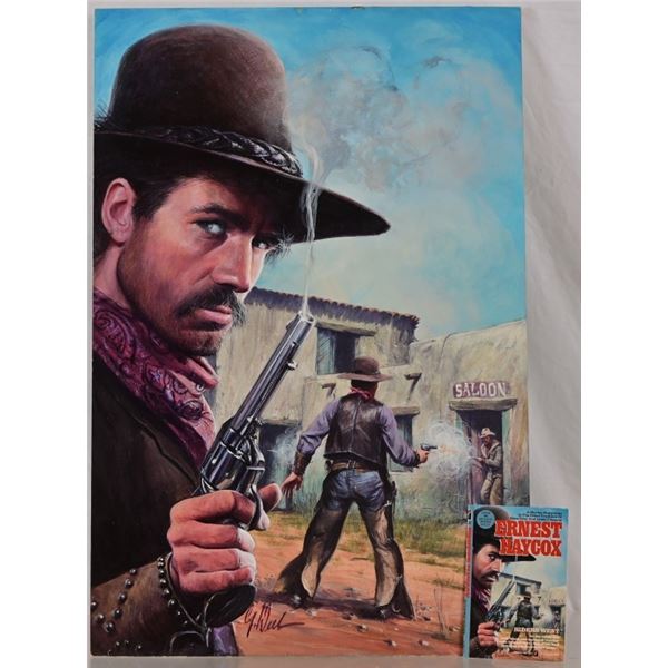 "Riders West" Guy Deel Original Illustration