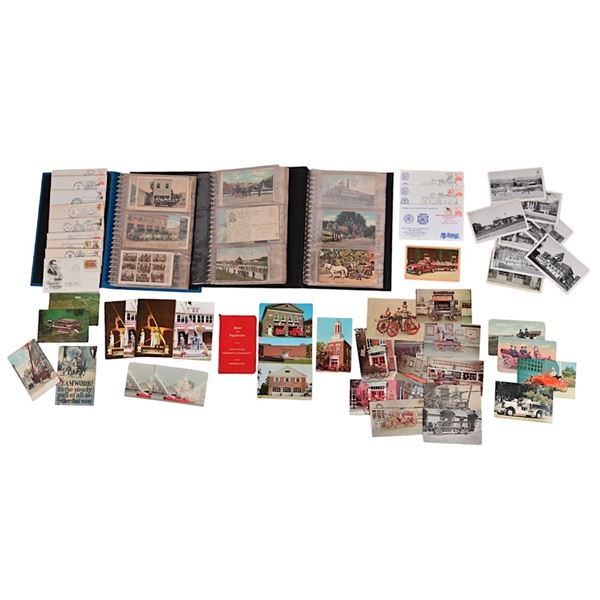 Collection of Vintage Firefighter Post Cards
