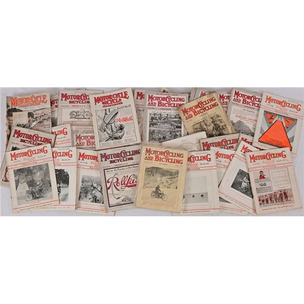 Collection 1917 Motorcycling & Bicycling Magazine