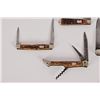 Image 2 : Collection of (4) Stag Handle Jack Knives