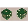 Image 3 : Pair of Jumbo 2" Translucent Green Dice