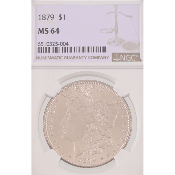 1879 Morgan Silver Dollar NGC MS64