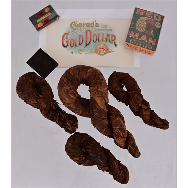 Very Old Tobacco Twists & Tobacco Memorabilia