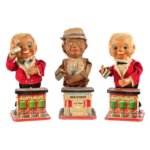 1960's Charley Weaver Bartender Mechanical Toys