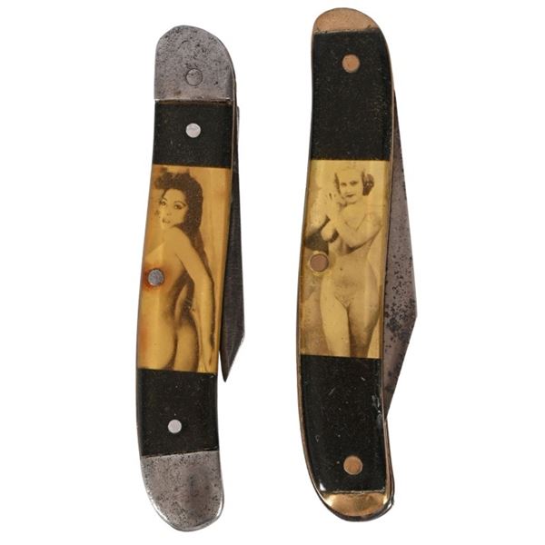 Vintage Nudie Pocket Knives
