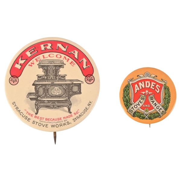 Two Antique Stove & Range Advertisements
