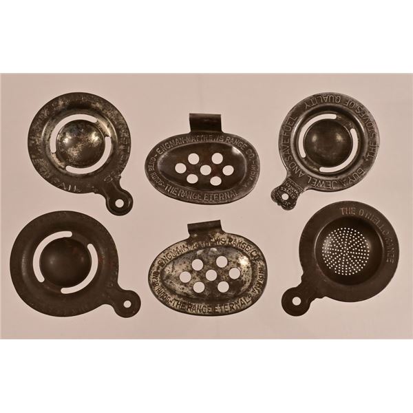 Collection of Six Stove and Range Egg Separators