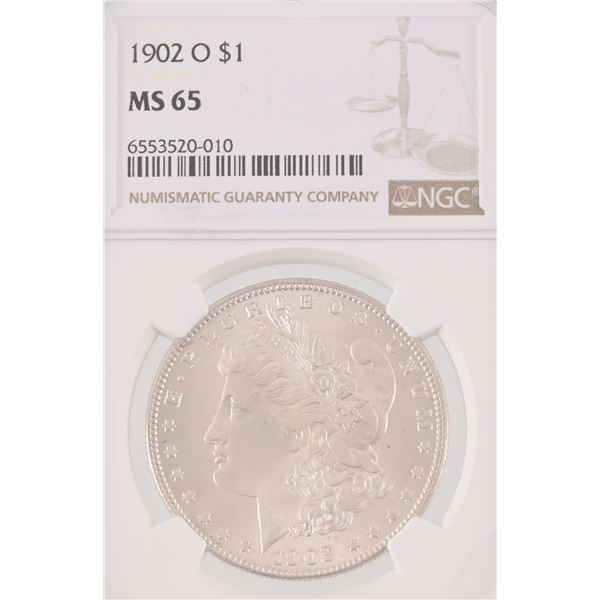 1902-O Morgan Silver Dollar NGC MS65