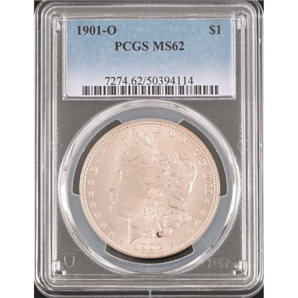 1901-O Morgan Silver Dollar PCGS Graded MS62
