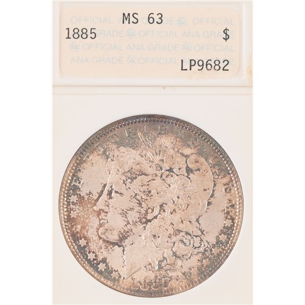 1885-S Morgan Silver Dollar PNG MS63