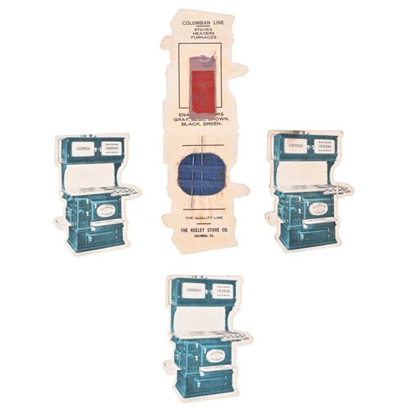 Four Keeley Stove Columbia Sewing Kits