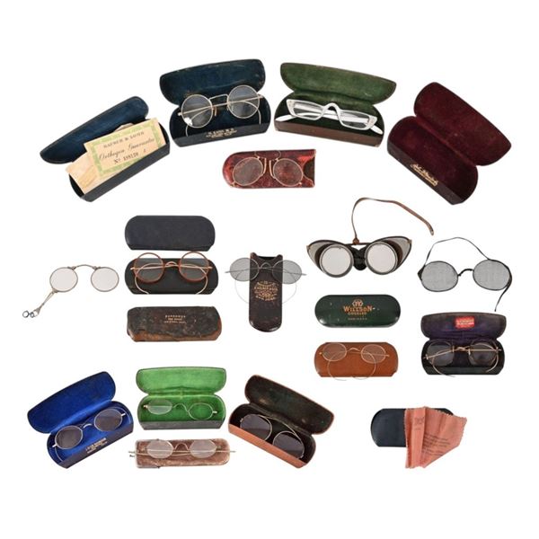 Collection of Vintage Goggles And Spectacles