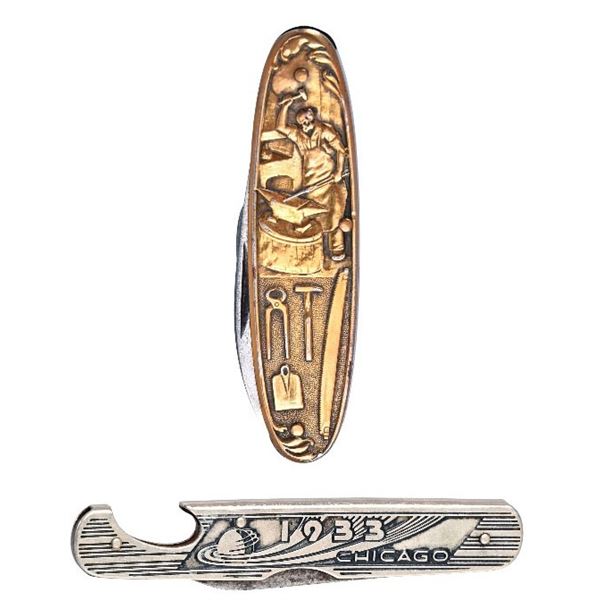 Blacksmith & 1933 Chicago Pocket Knives