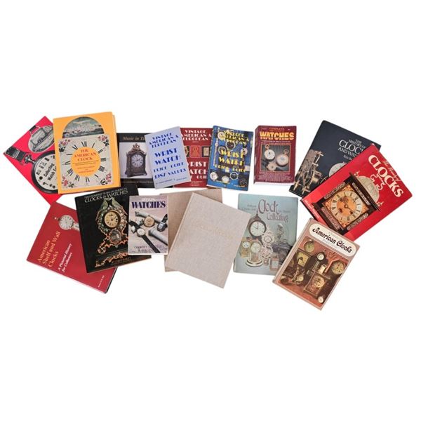 Collection of Clock and Watch Reference Books