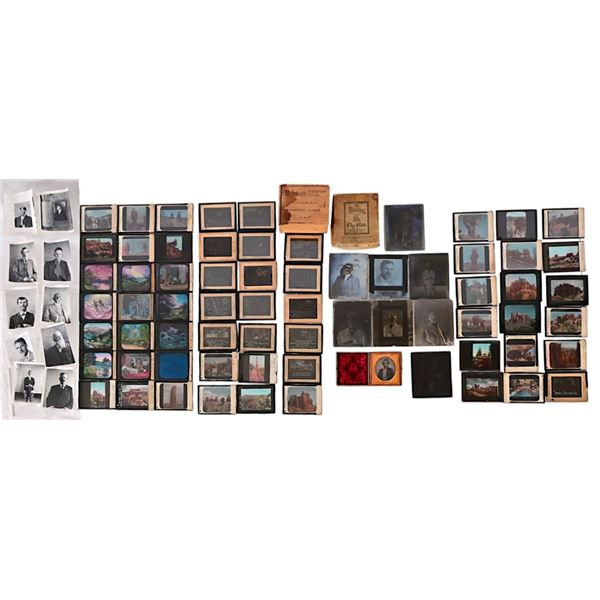 Collection of Antique Magic Lantern Slides