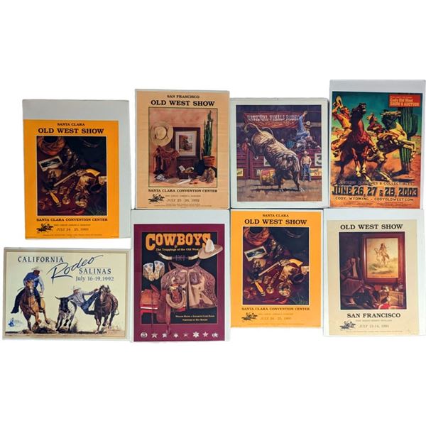 (8) Old West Show & Rodeo Posters