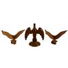 Image 2 : Collection of Three Brass Eagle Finials