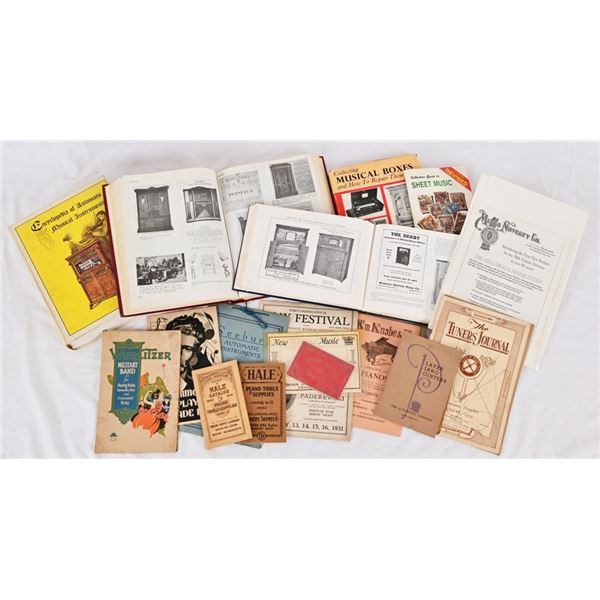 Collection of Jukebox & Mechanical Music Books