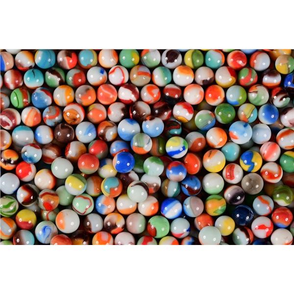 Collection of 596 Vintage Marbles
