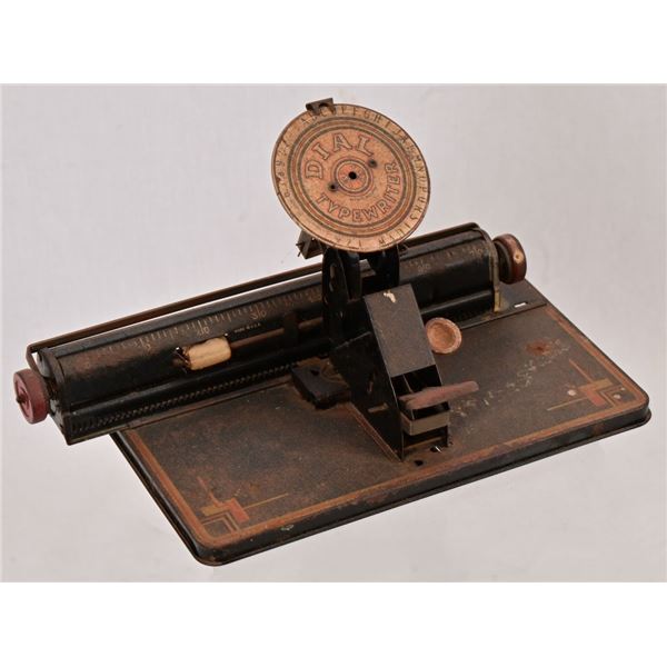 1920s Original Tinplate Toy Dial Typewriter