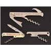 Image 1 : Three Advertisement Wine/ Bottle Openers