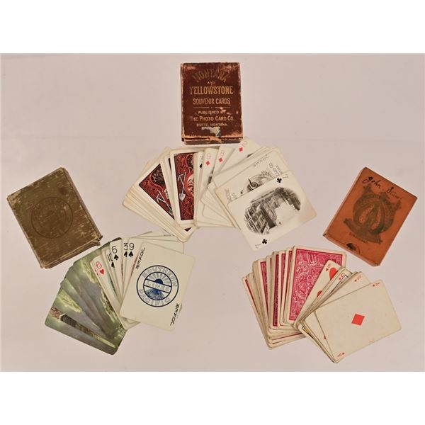 (3) Decks Souvenir & Advertisement Playing Cards