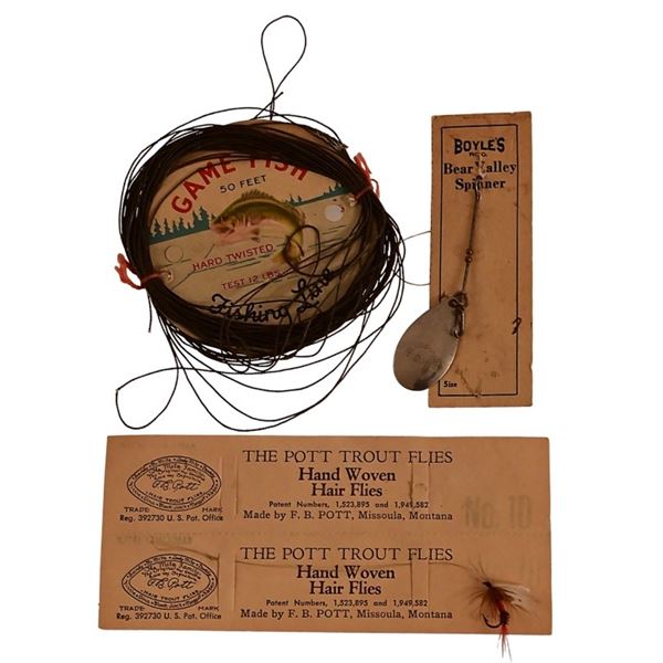 Antique Fishing Tackle Displays