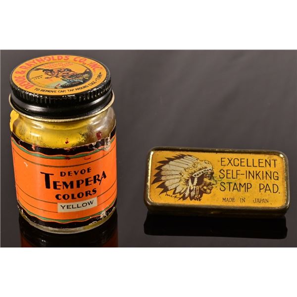 Devoe Tempera Colors and Excellent Self-Inking Pad