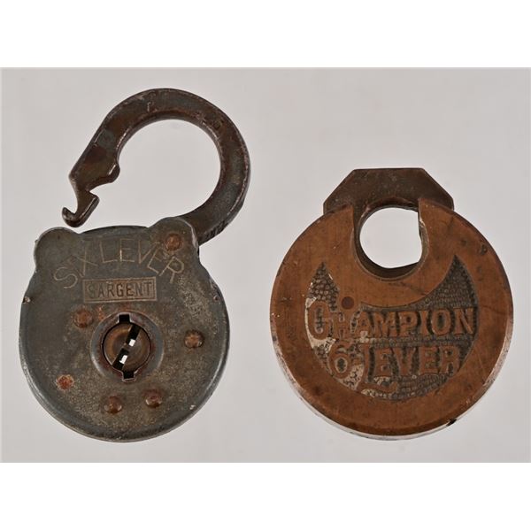 Two Antique Padlocks