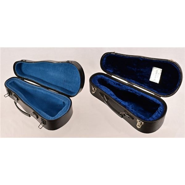 (2) Korbel Brandy Violin Style Carrying Cases