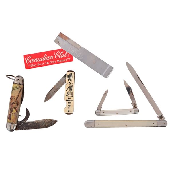 Collection 4 Assorted Pocket Knives