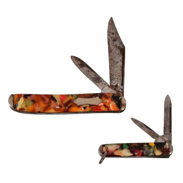 Two Kent End of Day Handle Pocket Knives