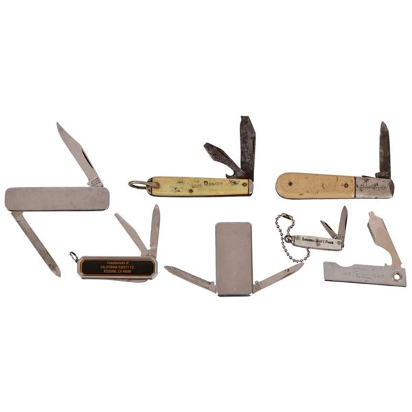 Collection 7 Assorted Vintage Pocket Knives