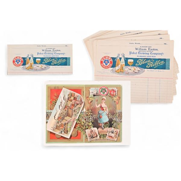 Pre-Prohibition Pabst Brewing Litho, Order Card