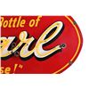 Image 10 : Original Pearl Beer Neon Over Porcelain Sign