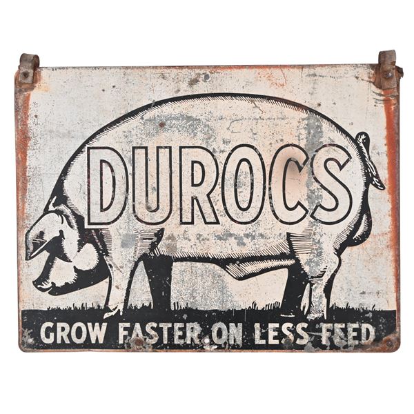 Durocs Metal Advertising Sign