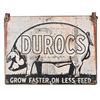 Image 1 : Durocs Metal Advertising Sign