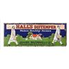 Image 1 : Hall's Distemper Porcelain Advertising Sign