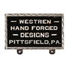 Image 1 : Westren Hand Forged Designs Beveled Glass Sign