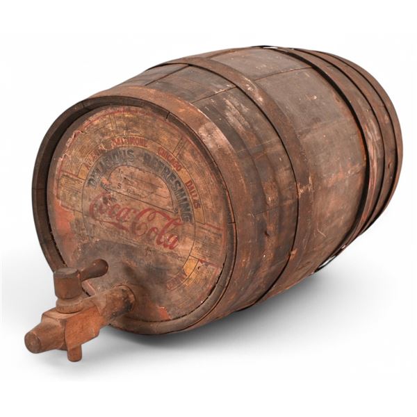 Coca-Cola Wooden 5 Gallon Syrup Keg