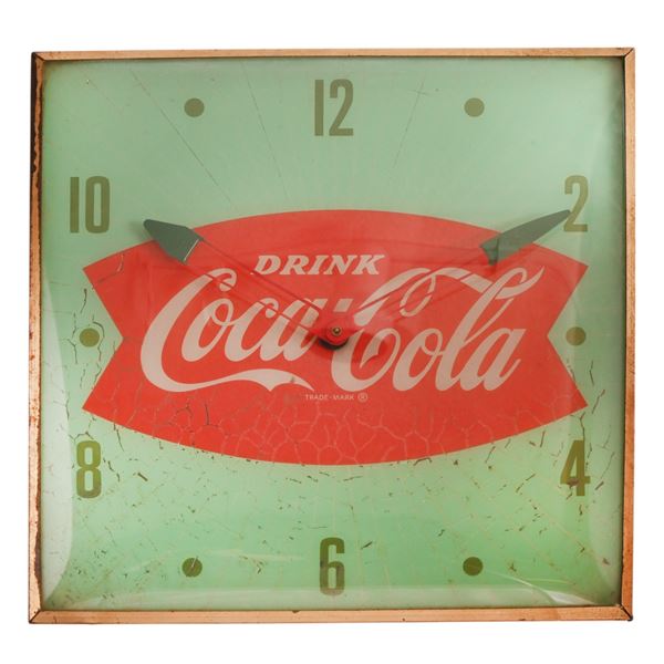 Coca-Cola Fishtail PAM Lighted Clock