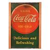 Image 1 : Coca-Cola Advertising Tin Sign c.1942
