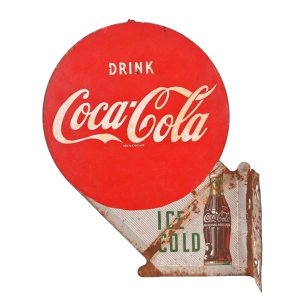 Coca-Cola Double Sided Flange Sign