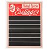 Image 1 : Esslinger Premium Beer Tin Menu Sign