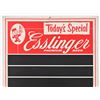 Image 2 : Esslinger Premium Beer Tin Menu Sign