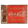 Image 1 : Early Coca-Cola Advertising Tin Sign
