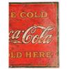 Image 3 : Early Coca-Cola Advertising Tin Sign