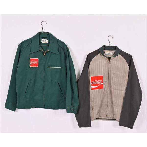 (2) Coca-Cola Delivery Driver Jackets